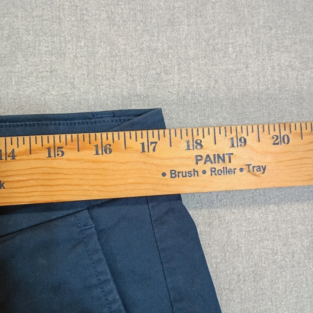 Jos A Bank Mens Size 34 Navy Blue Tailored Fit Stretch Twill Chino Shorts NWT